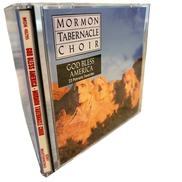 Mormon Tabernacle Choir God Bless America CD 23 Patriotic Favorites Jewel Case - Picture 3 of 3